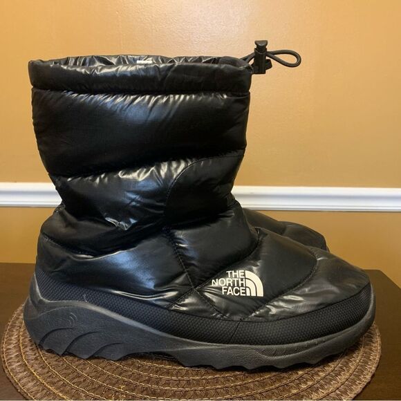 The North Face Nuptse III Down Puffer Booties Men’s Size 13 EUC - Picture 1 of 7